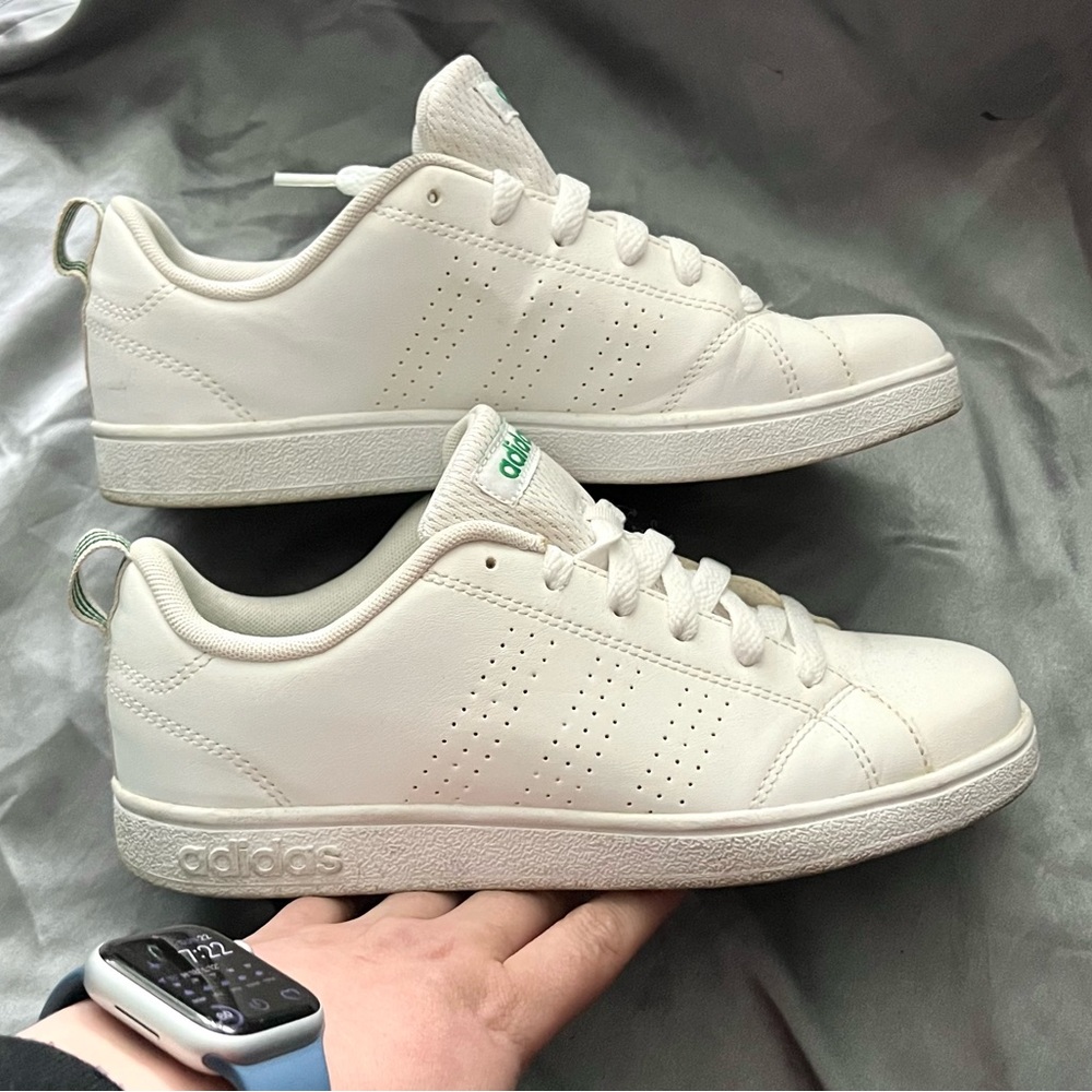 Adidas Sneakers with Tri Hole Stripes - approx women’s 6